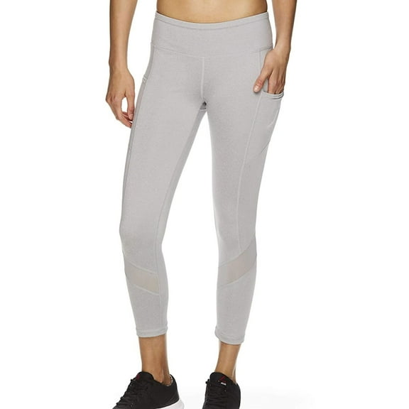 Reebok Womens Aspire Skinny Capri Compression Athletic Pants