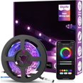 thumbnail image 1 of Super Shiny 3M 3M LED Ribbon [App Smart Control] Multicolor Bluetooth 5050 RGB LED Strip Music/Voice Sync Cambio de color para el hogar Leeclairage Party Decoration esquí esquí Gafas de esquí, 1 of 5