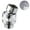 Silver, variant on Shower Connector Ball Joint Shower Head Swivel Ball Adapter Adjustable Shower Arm Extension Universal Component Brushed Nickel