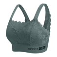 thumbnail image 2 of LLYWEY Push up Bras for Women Plus Size Bras Older Women Ladies Tie-Front Bra Style-751 Women's Plus Support Bra Feature Adult Female High Impact Sports Bras Green 36B, 2 of 5