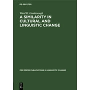 PDR Press Publications in Linguistic Change: A Similarity in Cultural and Linguistic Change (Hardcover)