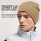 thumbnail image 4 of Gorro para mujer, hombre, gorro de invierno, gorros con puños para mujer, gorros cálidos, 4 of 5