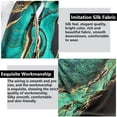 thumbnail image 6 of FOX-TECH Silk Scarf for Hair - Head Scarf for Women, Lightweight Satin Scarf for Hair Wrapping and Sleeping at Night, 35"x35" (Green Danube), 6 of 7