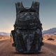 thumbnail image 1 of Mochila De Pesca Mochila de pesca Mochila de hombro para acampar de gran capacidad (camuflaje negro) Sywqhk Para Estrenar, 1 of 5