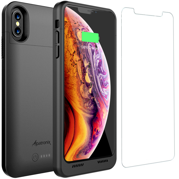 Alpatronix BXX Max 5000mAh iPhone XS Max Battery Case with Qi Wireless
