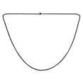 thumbnail image 2 of Unisex Elegant Dainty Rolo Cable Chain Necklace Black IP Stainless Steel Women Men Teens 24 Inch 2.5 MM, 2 of 5