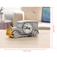 thumbnail image 2 of (patrón aleatorio). Color bronce. Reloj despertador de coche clásico. Tamaño 18,6*7,1*7,6 cm, 2 of 14