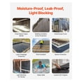 thumbnail image 4 of Plastic Sheeting 24'x100' 6 Mil Heavy Duty, Painter's Drop Cloth, Vapor Barrier for Crawl Space, Polyethylene Tarp - Black, 4 of 6