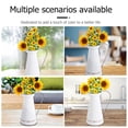 thumbnail image 3 of MasteelfCA 2Pcs Vintage Metal Flower Vase Iron Flower Pot Desktop Flower Bucket Ornament, 3 of 9