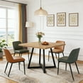 thumbnail image 5 of Fnova 31.5" Dining Table for 4, Modern Square Kitchen Table for Dining Room, Light Brown, 5 of 17