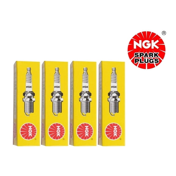 NGK (1090) BR6HS-10 Standard Spark Plug - Set of 4