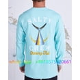 thumbnail image 3 of Camisas de pesca de manga larga para hombre, equipo de rendimiento, camiseta suave y cómoda de verano para deportes al aire libre, transpirable, UPF 50+, camisa de pesca, 3 of 5