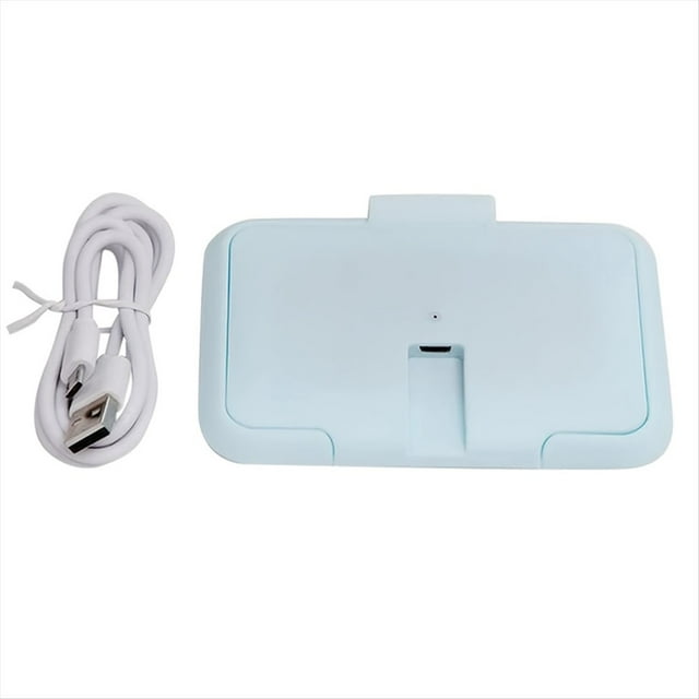 Mini Calentador Portátil USB para Toallitas Húmedas y Dispensador de Toallitas Húmedas Reutilizables.