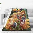 thumbnail image 2 of The Legend Of Zelda Fleece Blanket Super Soft Cozy Throw Blanket Fuzzy Comfy Flannel Blanket Warm Plush Blankets And Throws For Couch, Sofa, Bed 40"X30", 2 of 7