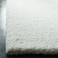 thumbnail image 3 of SAFAVIEH Ultimate Smith Solid Plush Polyester Shag Area Rug, Ivory, 4' x 6', 3 of 7