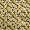 thumbnail image 1 of oneOone Velvet Yellow Fabric Abstract Sewing Craft Projects Fabric Prints By Yard 58 Inch Wide, 1 of 4