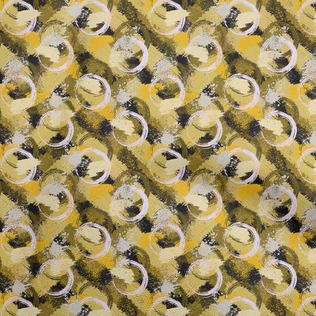 oneOone Velvet Yellow Fabric Abstract Sewing Craft Projects Fabric Prints By Yard 58 Inch Wide