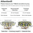 thumbnail image 3 of Lemon Tablecloth Washable Reusable Anti-Wrinkle Round Tablecloth 60 Inch for Home Parties Indoor Dinner and Outdoor Picnic Kitchen Dining Decor, 3 of 6