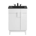 thumbnail image 1 of Modway Miles Meuble-Lavabo de Salle de Bain 24” en Noir Blanc, 1 of 12