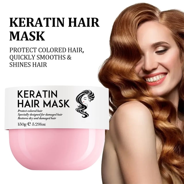 Mascarilla capilar nutritiva con aroma de larga duración, cabello reparado sin vapor, acondicionador suavizante, mascarilla para cabello seco y encrespado