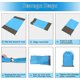 thumbnail image 2 of Manta De Picnic Impermeable, Estera De Playa A Prueba De Arena 210 X 200, con 4 Clavos Fijos Manta De Estera De Playa Portátil A Prueba De Arena para Acampar, Picnic, Playa, Senderismo, 2 of 4