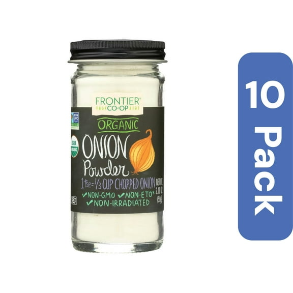 Frontier Herb Bottle Onion Powder Organic 2.1 oz (Pack Of 10)