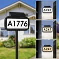 thumbnail image 4 of Usloyux Under $5 Solar Powered Address Marker, Outdoor Ground Stake Illuminated Sign with Numbers, Weatherproof Pole Mounted House Number Light for Driveway Entrance, Yard Identification, 4 of 6
