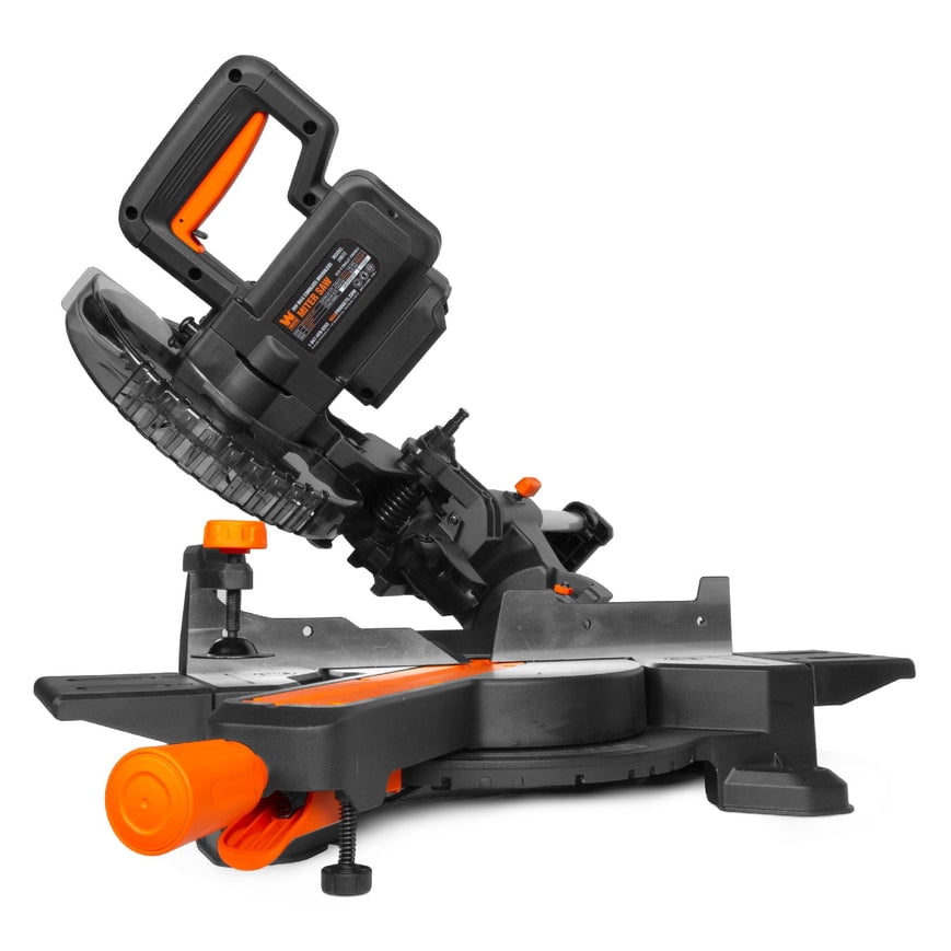 WEN 20672BT 20V Max 7.25-Inch Cordless Sliding Miter Saw, Single Bevel and Brushless with LED Cutline Guide (Tool Only – Battery Not Included)