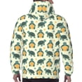 thumbnail image 7 of Lsque Cartoon Turtles Pattern Casual Men's Hoodie,Hooded Sweatshirt with Kangaroo Pocket,Pullover Hoodie-4X-Large, 7 of 7