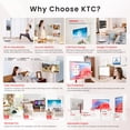 thumbnail image 3 of KTC A32Q7 Pro 32" Mobile Monitor, 4K Smart Touch Screen Monitor with Android 13, WiFi6, RK3588S 8 Core, Google EDLA Certification, 8GB RAM 128GB, Wireless Remote Control, White, 3 of 12