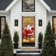 thumbnail image 5 of Uuiauoio Santa Claus Door Cover Christmas Front Door Decorations Xmas Xmas Door Hanging Banner Santa Claus Background for Front Door Home Holiday Winter Christmas Decor, 5 of 6