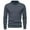 Dark Gray-A, variant on IYTR Mens Stand Collar Sweaters Solid Color Long Sleeve Pullover Sweater Casual Textured Sweater Coffee M