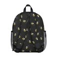 thumbnail image 3 of Cute Bee Lovers Backpack with Honeycomb Pattern, Yellow Gift Idea, 3 of 6