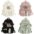 thumbnail image 2 of Mochila escolar japonesa, mochila kawaii de gran capacidad, accesorios de oso lindo, mochila para la escuela, mochila kawaii de calidad superior, 2 of 9