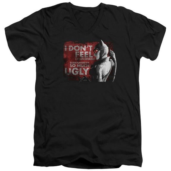Arkham City - So Much Ugly - Slim Fit V Neck Shirt - Medium