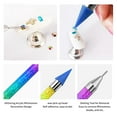 thumbnail image 3 of Double-head Blue Wax Picker for Rhinestone Rainbow Handle Dotting Pen Acrylic Gem Pick Up Applicator Tool Self-Adhesive Dot Head Tips, HJ-NAT217, 3 of 5