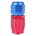 thumbnail image 1 of AN8 Fuel Line Hose End Swivel Fitting Oil Cooler Adapter Blue and Red Color Anodized 0°, 1 of 1