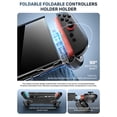 thumbnail image 5 of Mumba Dockable Case for Nintendo Switch 2 (2025), [Blade Series] Full Protection TPU Grip Protective Cover Accessories Compatible with Switch 2 7.9 Inch and Quick-Release Joy-Con Design Shell (Black), 5 of 7