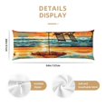thumbnail image 3 of Body Pillow Cover Beach Umbrella Sunset Body Pillow Cases With Zipper Soft Breathable Smooth Skin Friendly Long Pillow Case 20 X 5 Inches 1 Pcs, 3 of 3