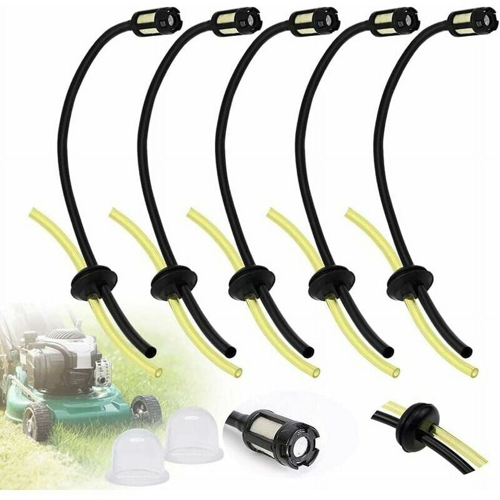 Kit Tuyaux Carburant Universels Tondeuses - 3 Durites Essence + Filtres + Bougie - Débroussailleuse Souffleur Tronçonneuse