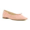 thumbnail image 6 of Sam Edelman Meg Cali Rose Blush Nude Leather Squared Toe Classic Ballet Flats (Cali Rose, 8), 6 of 6