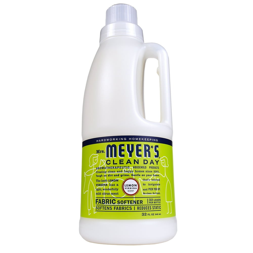 Mrs. Meyer's Clean Day Fabric Softener, Lemon Verbena, 32 fl oz