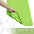 thumbnail image 2 of Alfombrilla de baño antideslizante Unique Bargains, alfombrilla de ducha con ventosas 31.50"x15.75" verde, 2 of 7