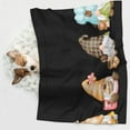 thumbnail image 6 of Yiaed Coffee Gnome (2) Print Dog Blankets-Cat Blanket Washable for Couch Protection,Puppy Blanket, Soft Plush Reversible Throw Furniture Protector-Large, 6 of 8