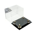 thumbnail image 5 of Versatile Deluxe Acrylic Display Case - Small Rectangle Box with Gold Risers and Mirror 8.25" x 5.5" x 6" (A003-GR), 5 of 6