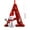 A, variant on Full 26 Alphabet Letter Christmas Tree Hanging Ornaments, DIY Customizable Personalized Xmas Pendants, Lightweight Festive Hanging Decor For Indoor Holiday Tree & Home Party Layout