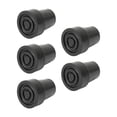 thumbnail image 1 of HLONK Cane Tip  Black 0.7 Inch Walking Cane Tip  5pcs Crutch Tip Professional Rubber Replacement Walking Stick Cane Tip For Standard Walking Stick Folding Cane Crutch Accessory, 1 of 8