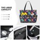 thumbnail image 3 of Fotbe Colorful Animals Bolsa de Viaje para Playa - Resistente al Agua, Bolsa Tote de Gran Capacidad y Ligera con 7 Bolsillos para Mujeres y Hombres, 3 of 7