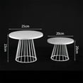 thumbnail image 2 of Cake Stand Home Party Dessert Table Display Rack Dessert Cake Tray Cold Meal Tea Break Table Afternoon Tea Center Rack Metal1p2p white 1 PCS S 8 INCH, 2 of 6