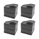 thumbnail image 1 of Lavadora de 4 unids MATERIAS ARUCTIDADAS MATERIAS DE PIE A prueba de golpes Bases de la lavadora (Negro), 1 of 5
